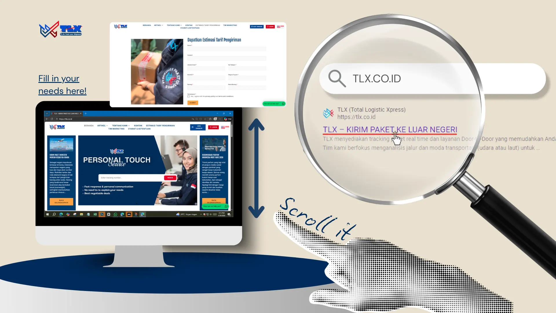 cara lacak posisi paket ke luar negeri