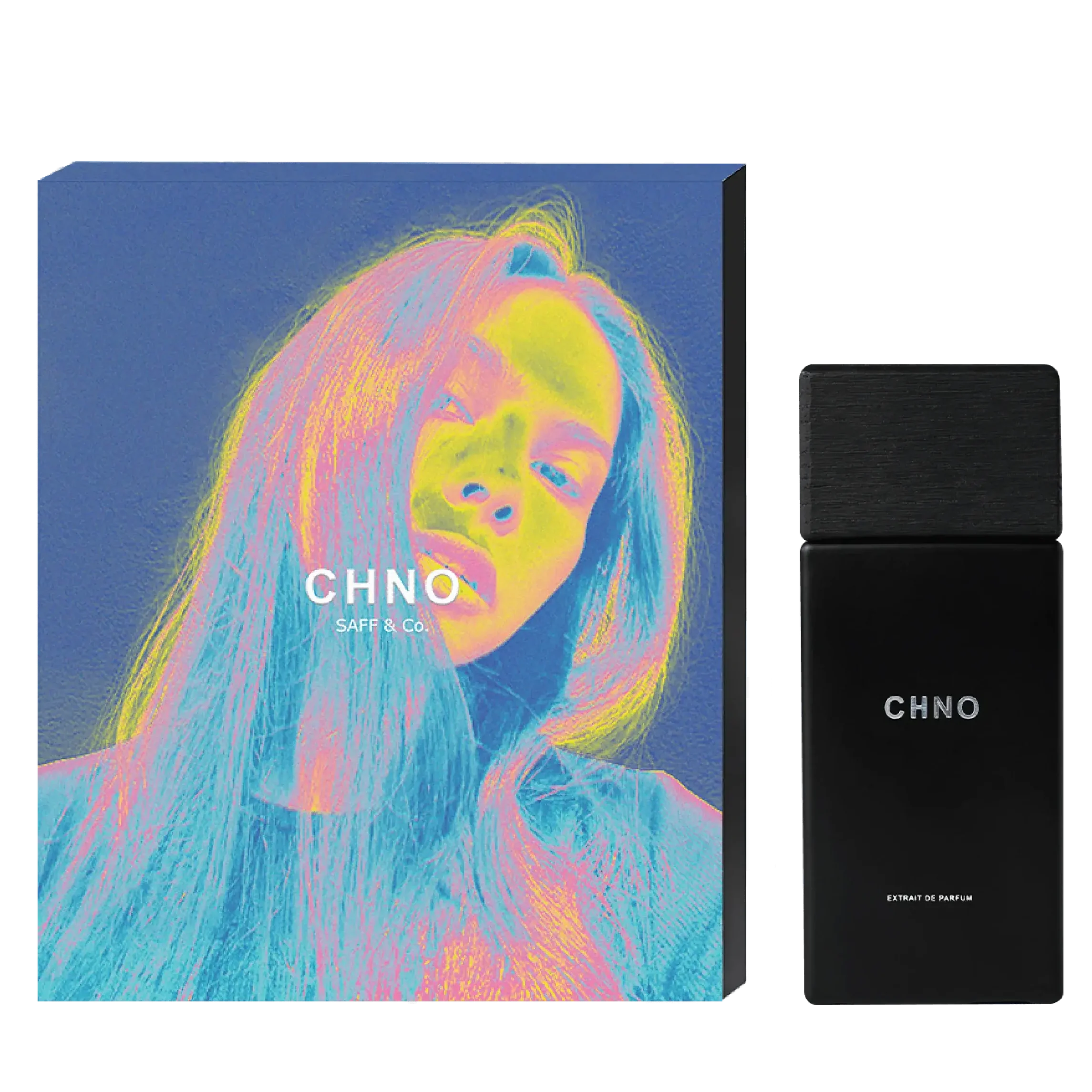 Parfum dari brand Saff & Co. yang punya botol vial, varian CHNO paling digemari, tahan lama.