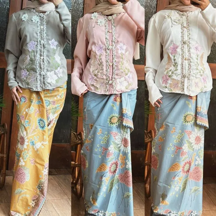 Kebaya encim yang modern, tak lekang dimakan waktu
